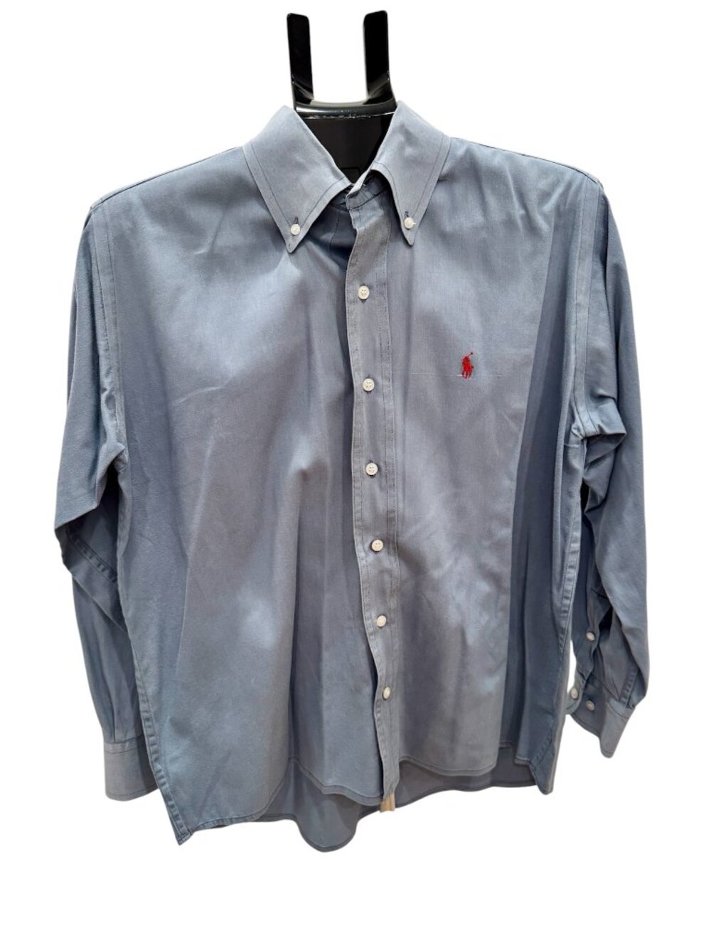 Vintage Polo Ralph Lauren Blake Shirt Small Blue Red Pony Button Down